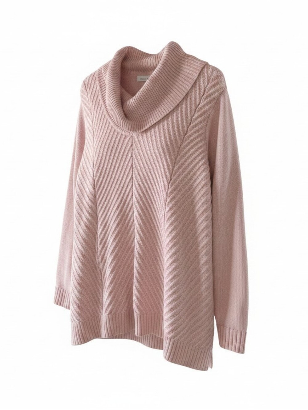 Calvin Klein Blush Pink Cowl Neck Sweater